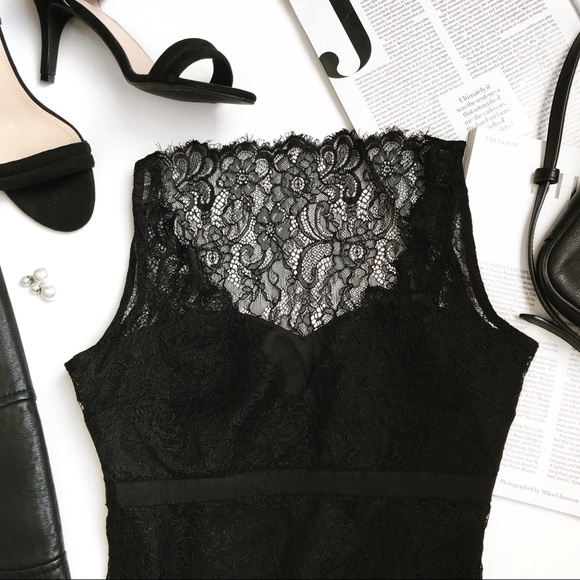 Anthropologie Dresses & Skirts - Anthropologie Odille Black Eyelash Lace Dress